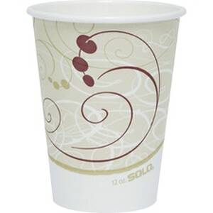 Solo SCC 412SMJ8000CT Single-sided Poly Hot Cups - 50 - 12 Fl Oz - 100