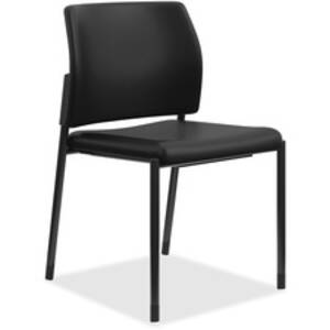 Hon HSGS6.N.B.UR10.BLCK Hon Accommodate Guest Chair, Armless - Black V