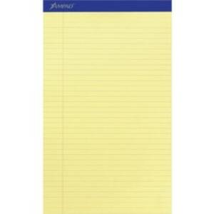Tops TOP 20230 Ampad Perforated Ruled Pads - Legal - 50 Sheets - Stapl