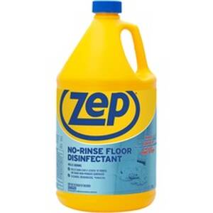 Zep ZPE ZUNRS128 Zep No Rinse Floor Disinfectant - Liquid - 128 Fl Oz 