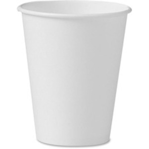Solo SCC 378W2050 Paper Hot Cups - 8 Fl Oz - 1000  Carton - White - Pa