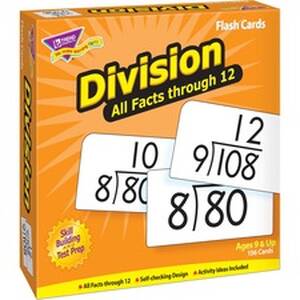 Trend TEP 53204 Trend Division All Facts Through 12 Flash Cards - Them