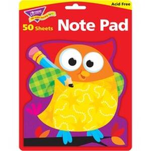 Trend TEP 72076 Trend Owl-stars Shaped Note Pads - 50 Sheets - 5 X 5 -