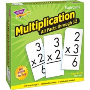 Trend TEP 53203 Trend Multiplication All Facts Through 12 Flash Cards 
