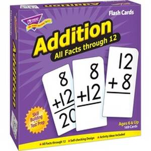 Trend TEP 53201 Trend Addition All Facts Through 12 Flash Cards - Them