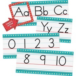 Teacher TCR 3548 Marquee Alphabet Bulletin Board Set - Fun, Learning T