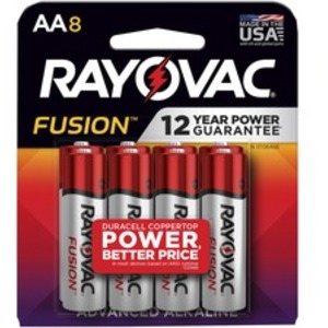 Spectrum RAY 8158TFUSK Rayovac Fusion Advanced Alkaline Aa Batteries -