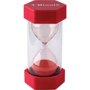Teacher TCR 20657 1 Minute Sand Timer-large - Skill Learning: Time - 1