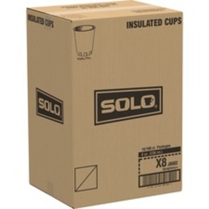 Solo SCC X8J8002CT Solo Symphony Trophy Poly Hot Cups - 8 Fl Oz - 1000
