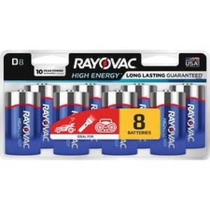 Spectrum RAY 8138LK Rayovac Alkaline D Batteries - For Toy, Flashlight