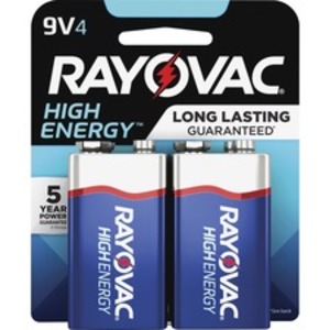 Spectrum RAY A16044TK Rayovac Alkaline 9 Volt Battery - For Multipurpo