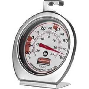 Rubbermaid RCP PELR80DC Commercial Refrigeratorfreezer Thermometer - L
