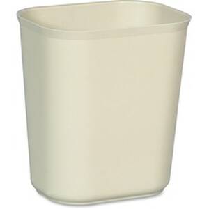 Rubbermaid RCP 254100BEIGCT Commercial 14q Fire Resistant Wastebasket 
