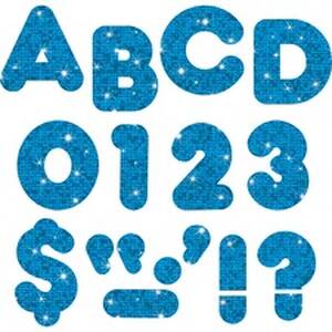 Trend TEP T1617 Trend 4 Sparkle Uppercase Ready Letters Set - Pin-up -