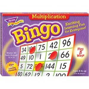 Trend TEP T6135 Trend Multiplication Bingo Learning Game - Themesubjec
