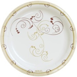 Solo SCC MP9RJ8001 Solo Symphony Medium-weight 8.5 Paper Plates - - Pa