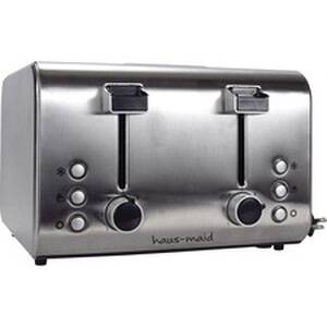 Rdiusa CFP OG8590 Rdi 4-slice Toaster - Toast, Reheat, Defrost - Gray