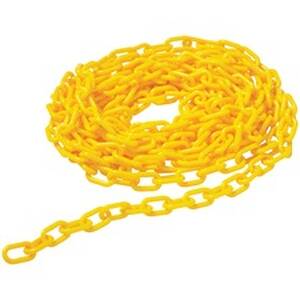 Rubbermaid RCP 618400YEL Commercial Barrier Chain - Chain - 20 Ft Leng