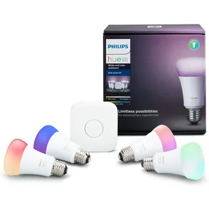 Philips 548545 Hue White And Color Ambiance A19 Led Starter Kit - 10 W