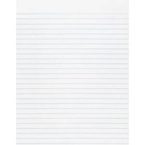 Pacon PAC 2403 Pacon Composition Paper - Letter - Printed - Wide Ruled