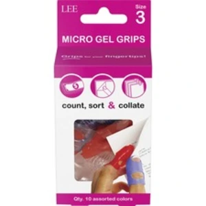 Lee LEE 61030 Lee Tippi Micro-gel Fingertip Grips - 3 With 0.56 Diamet