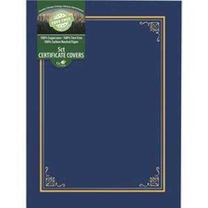 Geographics GEO 49017 Letter Certificate Holder - 8 12 X 11 - Navy - 1