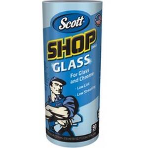 Kimberly KCC 32896 Scott Glass Cleaning Shop Towels - 90 Sheetsroll - 