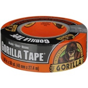 Gorilla GOR 105629 Gorilla Glue Black Tape - 30 Yd Length X 1.88 Width