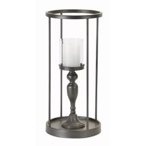 Melrose 78060DS Candle Holder 9.25w X 19.75h Ironglass