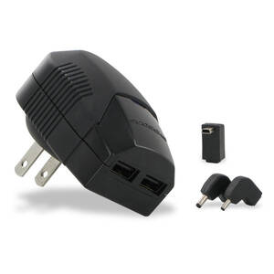 Scosche GPSPWRR Dual Usb Home Charger W 3 Gps Adapter Tips