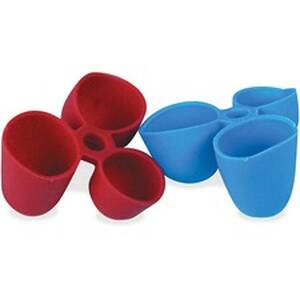 The TPG 21212 Writing Claw Medium Grip - Red, Blue - 12  Pack