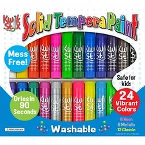 The TPG 604 Tempera Paint 24-color Mess Free Set - 24  Set - Assorted,
