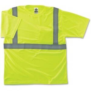 Tenacious EGO 21505 Glowear Class 2 Reflective Lime T-shirt - Extra La