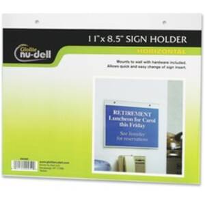 Nudell NUD 38008 Nudell Acrylic Sign Holders - Support 11 X 8.50 Media