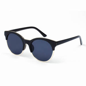 Iris 226 C1 Classic Half Frame Mirrored Fashion Sunglasses