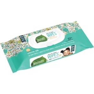 Seventh SEV 34208CT Baby Wipes - 2 Ply - Natural - Paper - Alcohol-fre