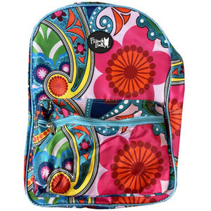 Bulk HL454 French Bull 16quot; Multi Colored Bella Backpack