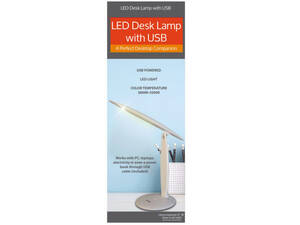Bulk HC502 Led Bendable Desk Lamp With Usb