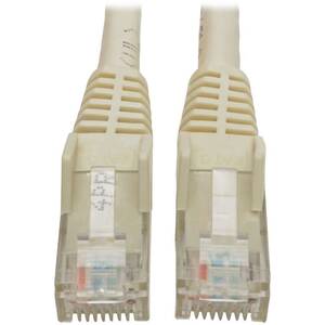 Tripp N201-006-WH 6ft Cat6 Snagless Molded Patch Cable Utp White Rj45 