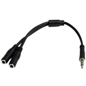 Startech MUYHSMFF Cable  3.5mm 4-pin To 2x3 Pin 3.5mm Headset Adapter 