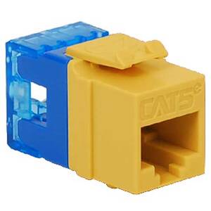 Cablesys ICC-IC1078F5YL Module- Cat 5e- Hd- Yellow