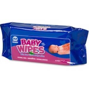 Royal RPP RPBWUR80 Royal Paper Products Baby Wipes Refill Pack - White