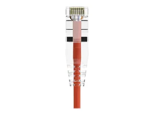 Unirise CS6A-10F-RED Clearfit Slim 28awg Cat6a Cable Red 10ft