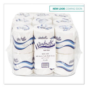 Windsoft WIN2440 Tissue,emb,2ply,400sh,wh