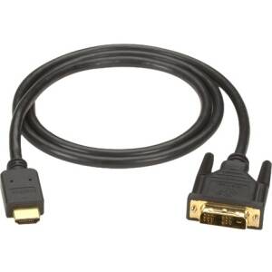 Black EVHDMI02T-002M Hdmi To Dvi Cable, Mm, Pvc, 2-m (6.5-ft
