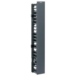 Panduit WMPVF45E Vertical Rack Cable Management Panel Front 45ru Black