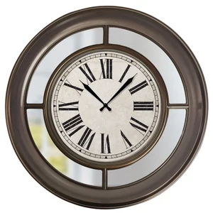 Westclox 33057 22 Wall Clock With Mirror
