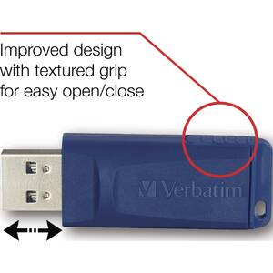 Verbatim 99812 64gb Store 'n' Go Usb Flash Drive - 2pk - Blue, Green -