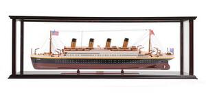 Old C012A Rms Titanic Large-scaled Model Ship With Display Case