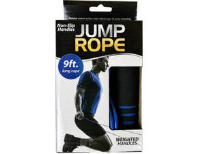Bulk GE632 Weighted Jump Rope With Hand Grips